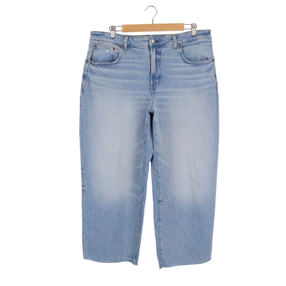 NWOT Madewell The Curvy Perfect Vintage Wide-Leg Crop Jean Hallstead Wash 33 - Picture 5 of 10